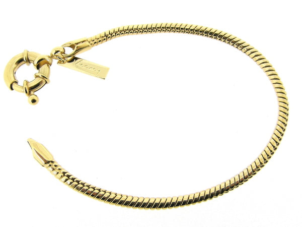 Gold cobra snake bracelet