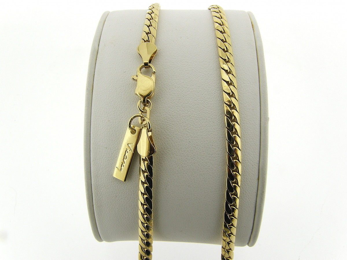 Goldene Halskette Gourmet Luna Kobra Schlangen-Collier