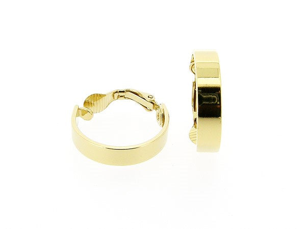 Oorclip creolen Franse gouden oorbellen