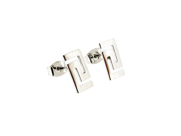 Silberner griechischer Gliederohrstecker