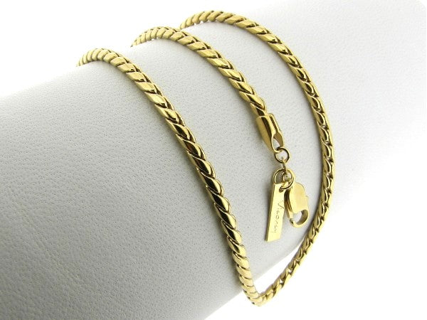 Golden snake cocktail necklace