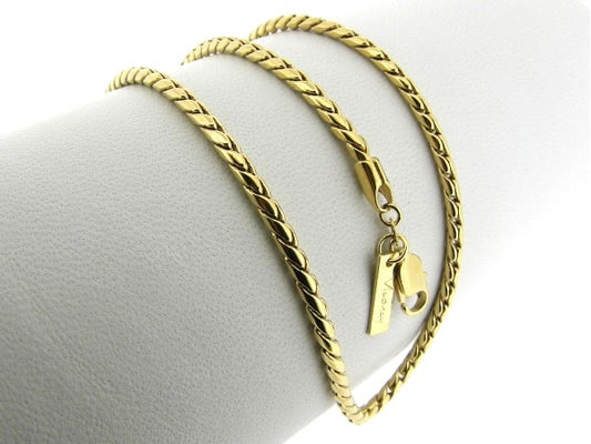 Golden snake cocktail necklace