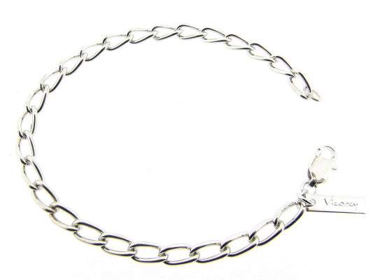Zilveren armbandje met closed forever schakeltjes
