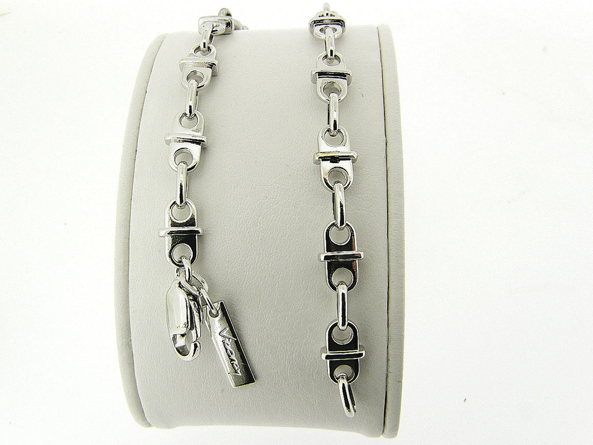 Zilveren armband met Franse schakeltjes