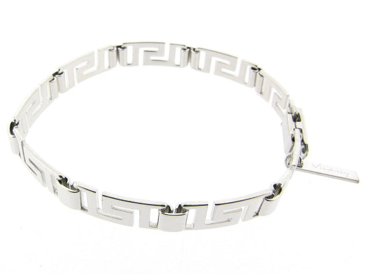 Zilveren armband met Griekse brede schakels
