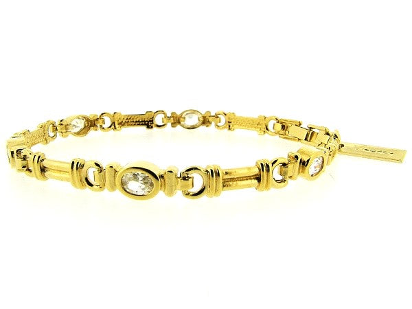 Goldenes Zirkonia-Armband