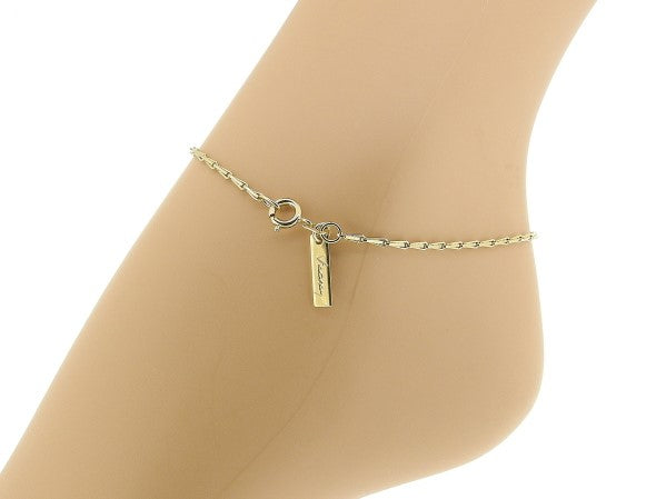 Golden anklet with mini close for ever corn links