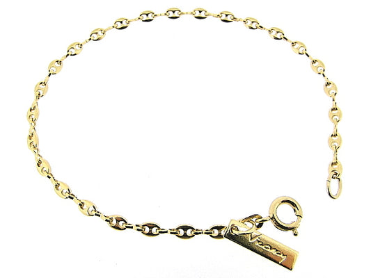 Golden coffee bean bracelet