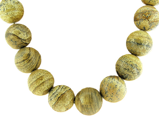 Landscape Agate gemstone necklace
