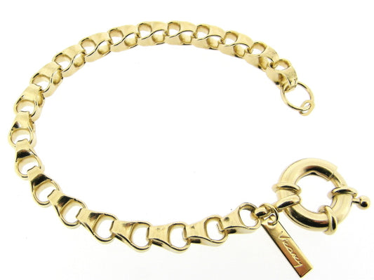 Gold Jasseron link bracelet