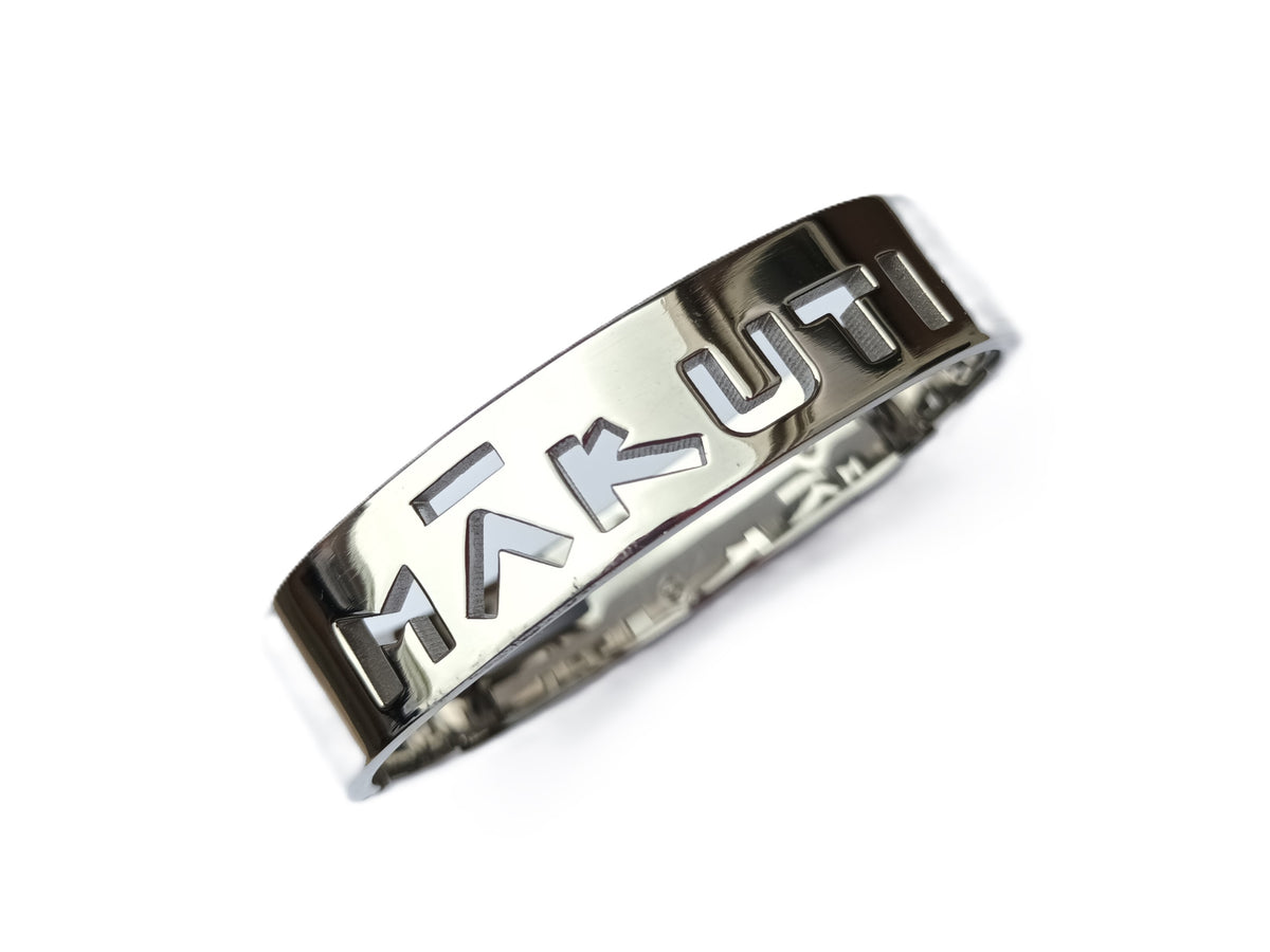 Stalen stoere armband van edelstaal